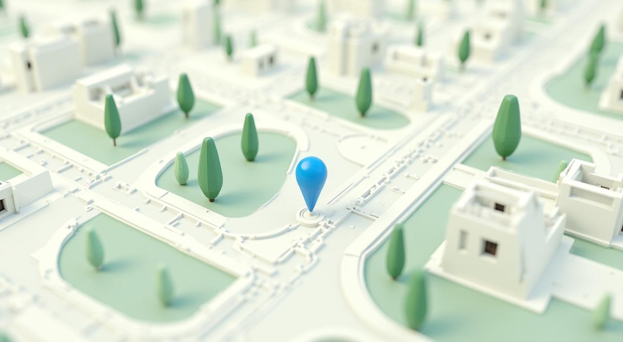 Stylizowana mapa lokalizacji laboratorium w Warszawie