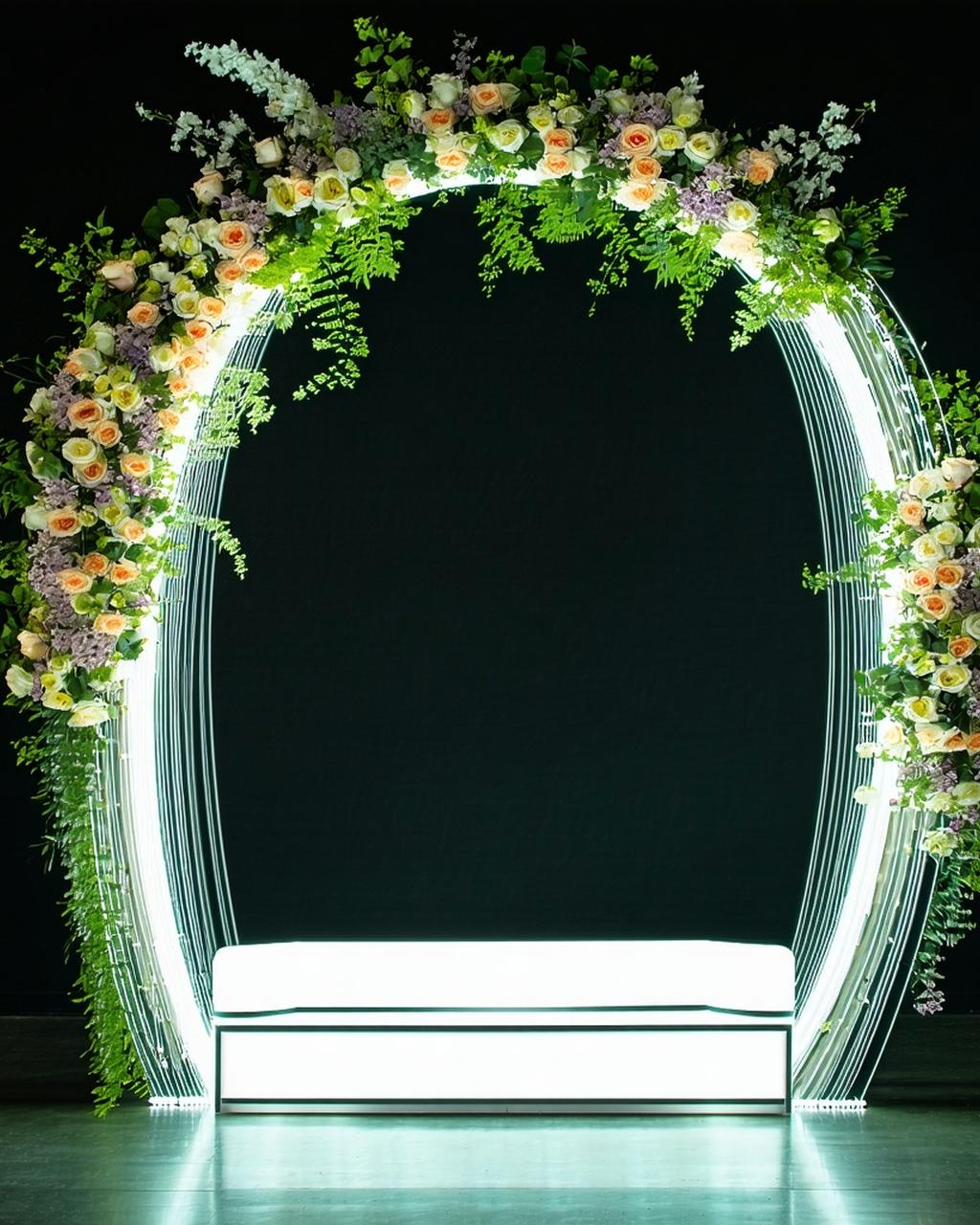 Inteligentny łuk florystyczny sterowany sensorycznie